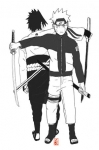 Naruto e sasuke spade